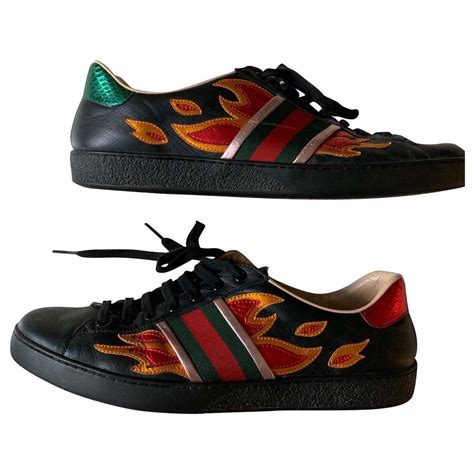 gucci flames ace|gucci black flames.